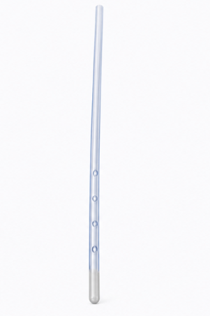 Echolucent EVD catheter
